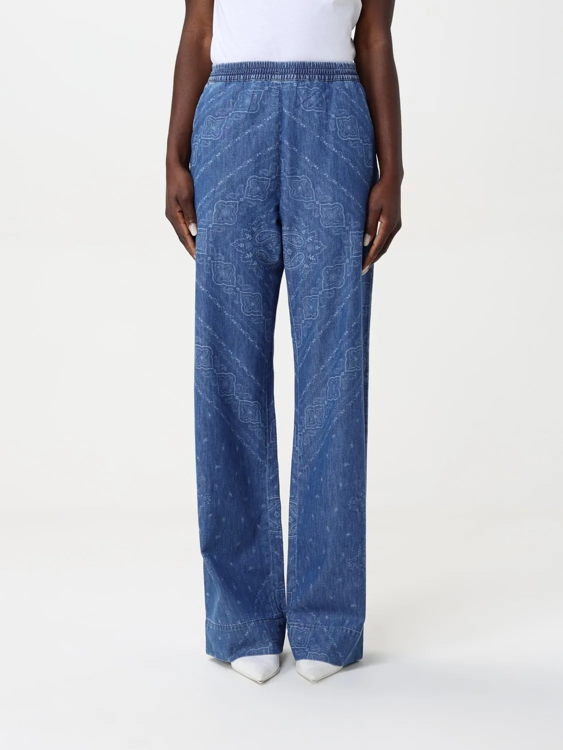 Pantalone Pinko in cotone stampato