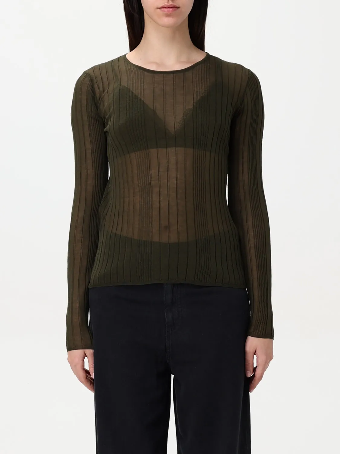 Canotta Pinko in crepe con bralette