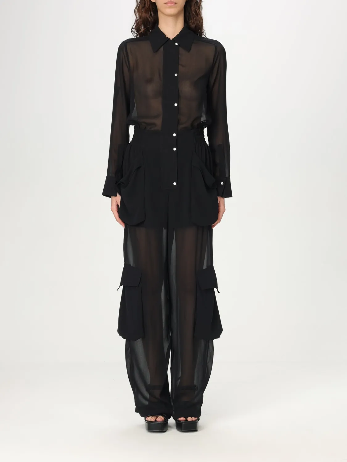 Tuta lunga chemisier Pinko