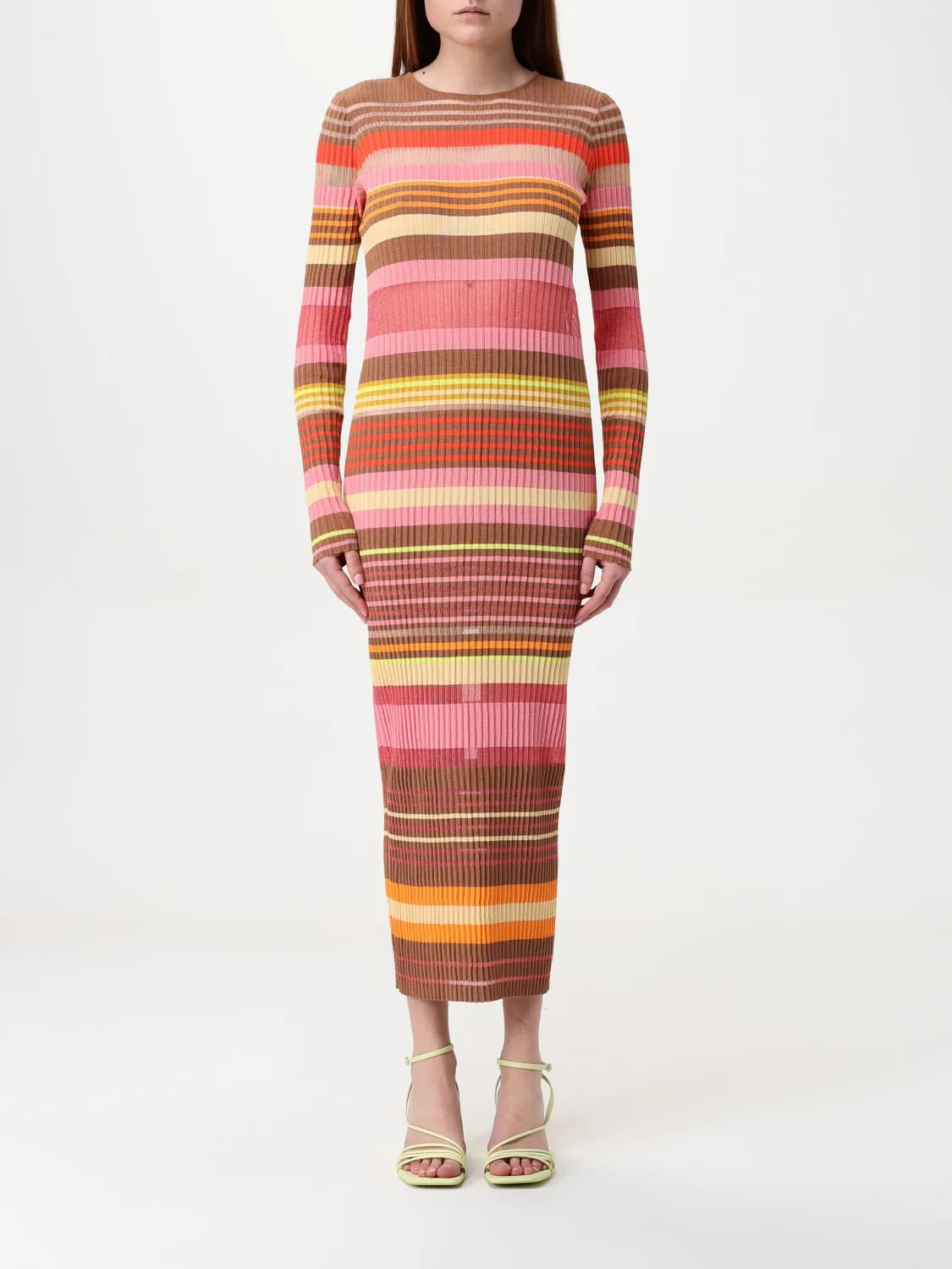 Abito Pinko in maglia a righe