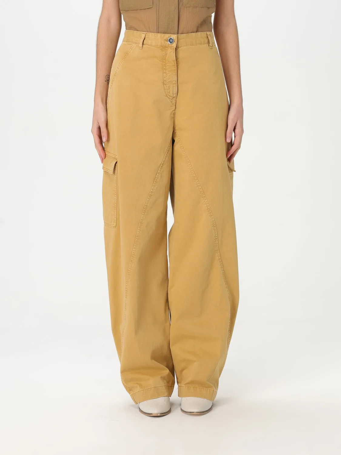 Pantalone cargo Pinko in cotone