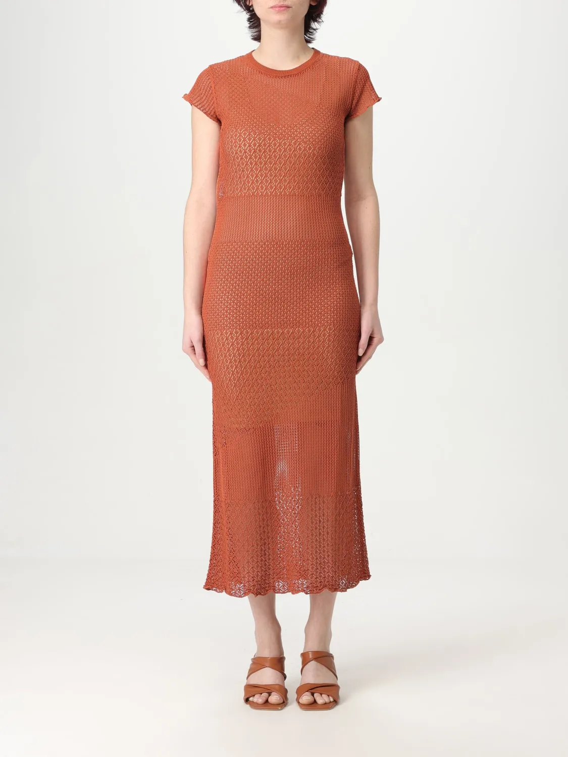 Abito midi Pinko in maglia di viscosa