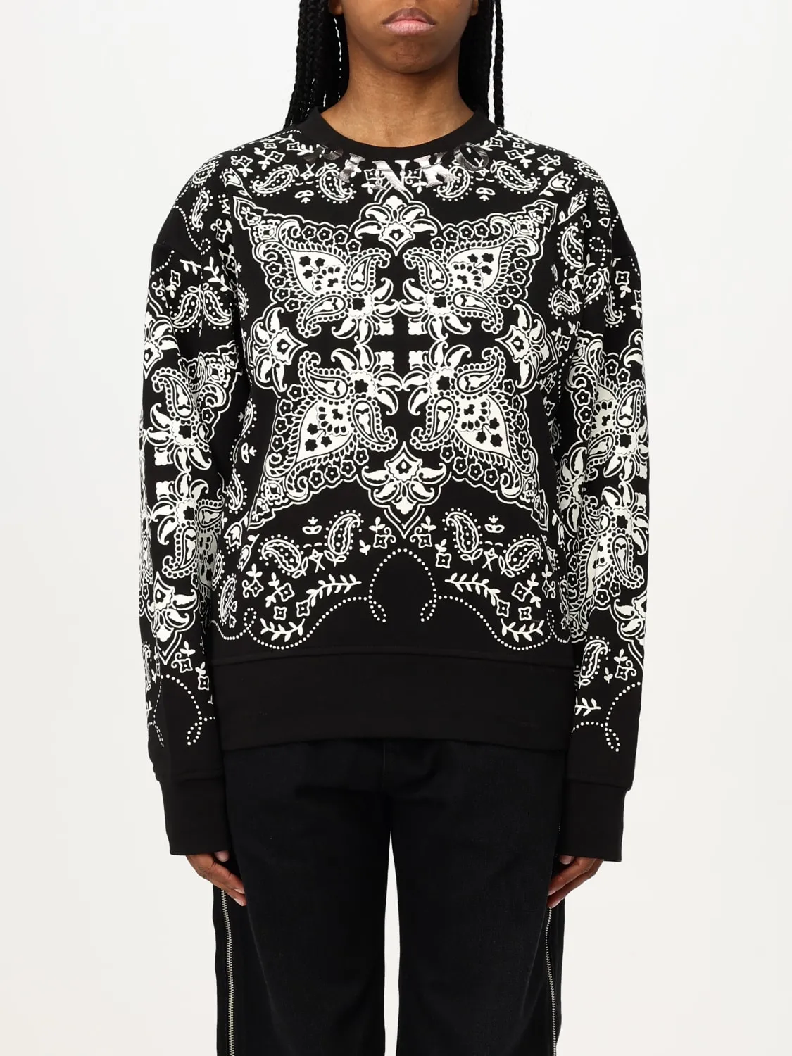 Felpa Pinko in cotone stampato