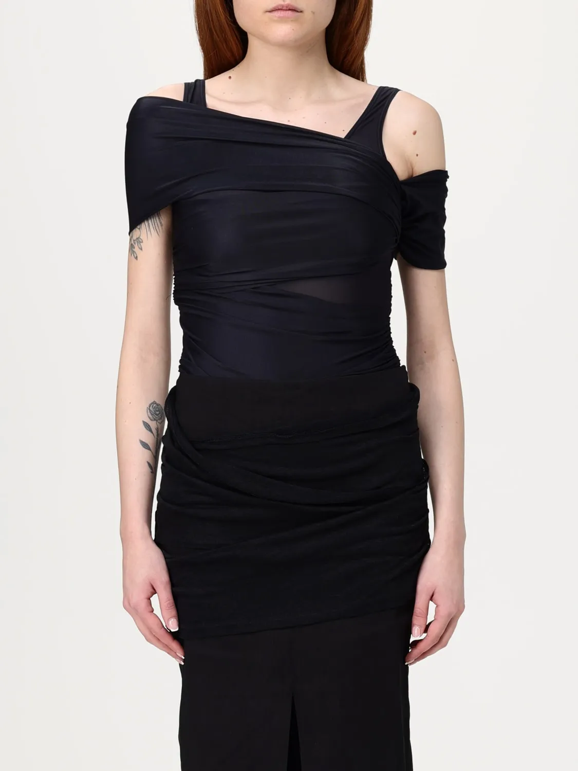 Body in nylon drappeggiato Pinko