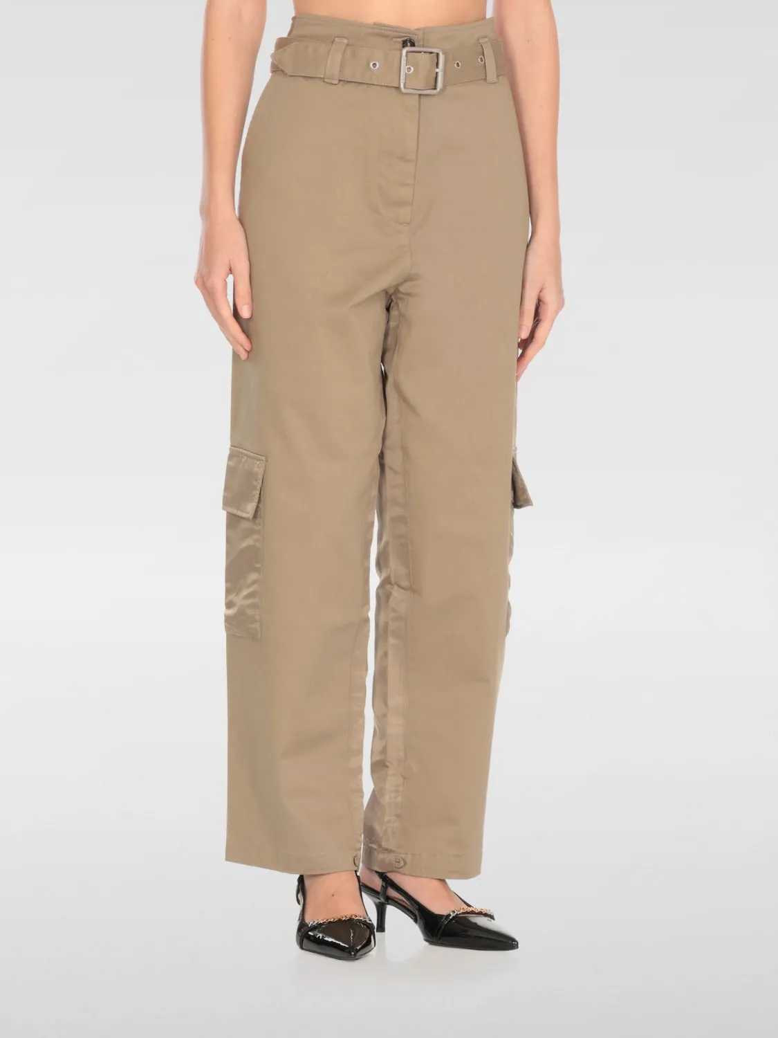 Pantalone cargo Pinko in cotone stretch