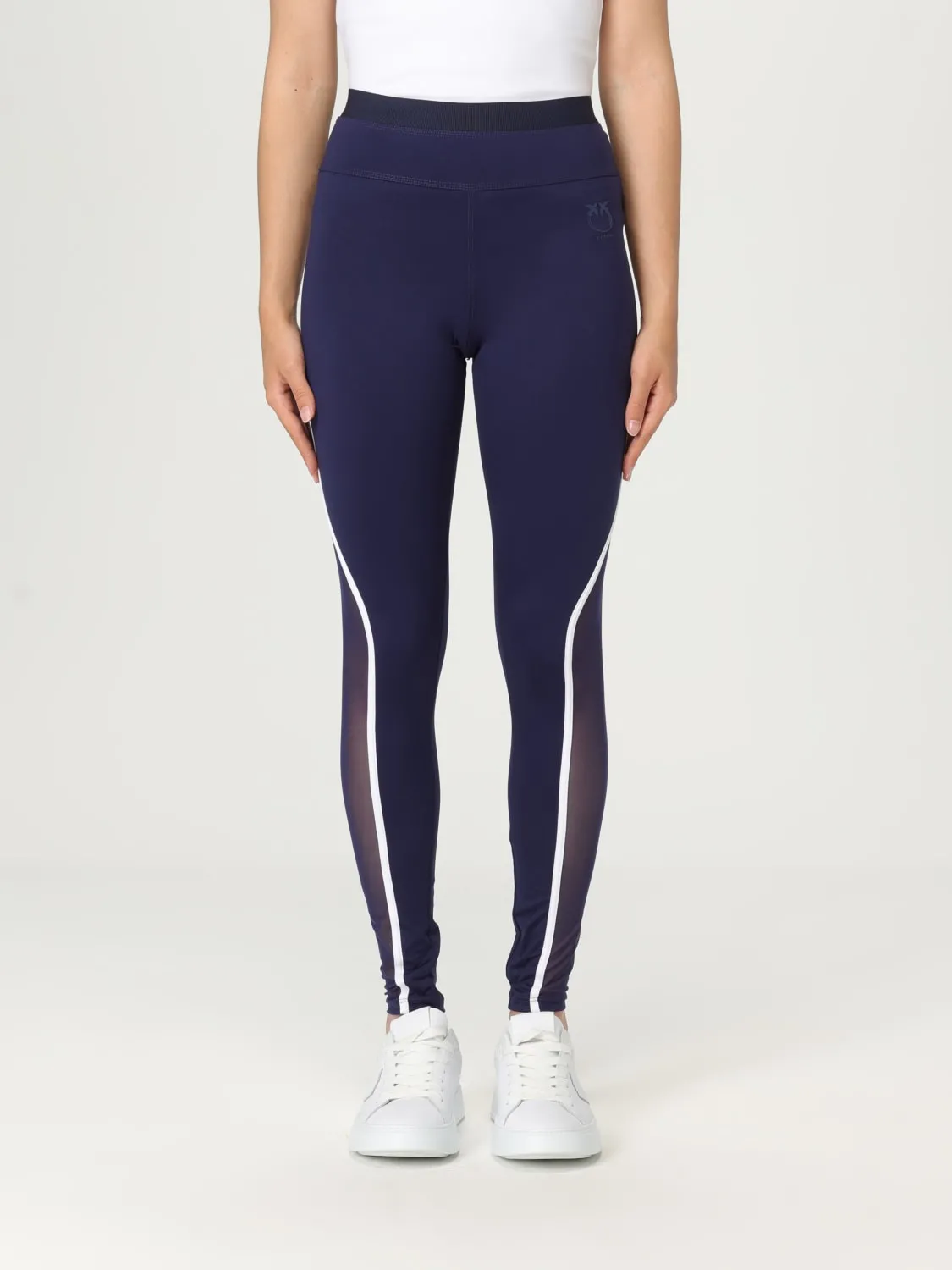 Leggings con logo Love Birds Pinko