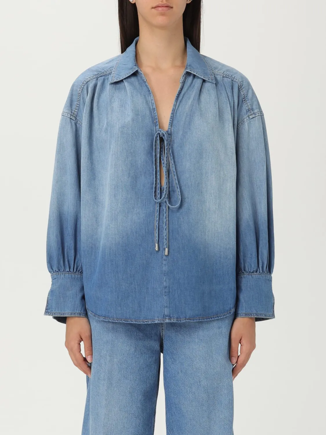 Blusa Pinko in denim