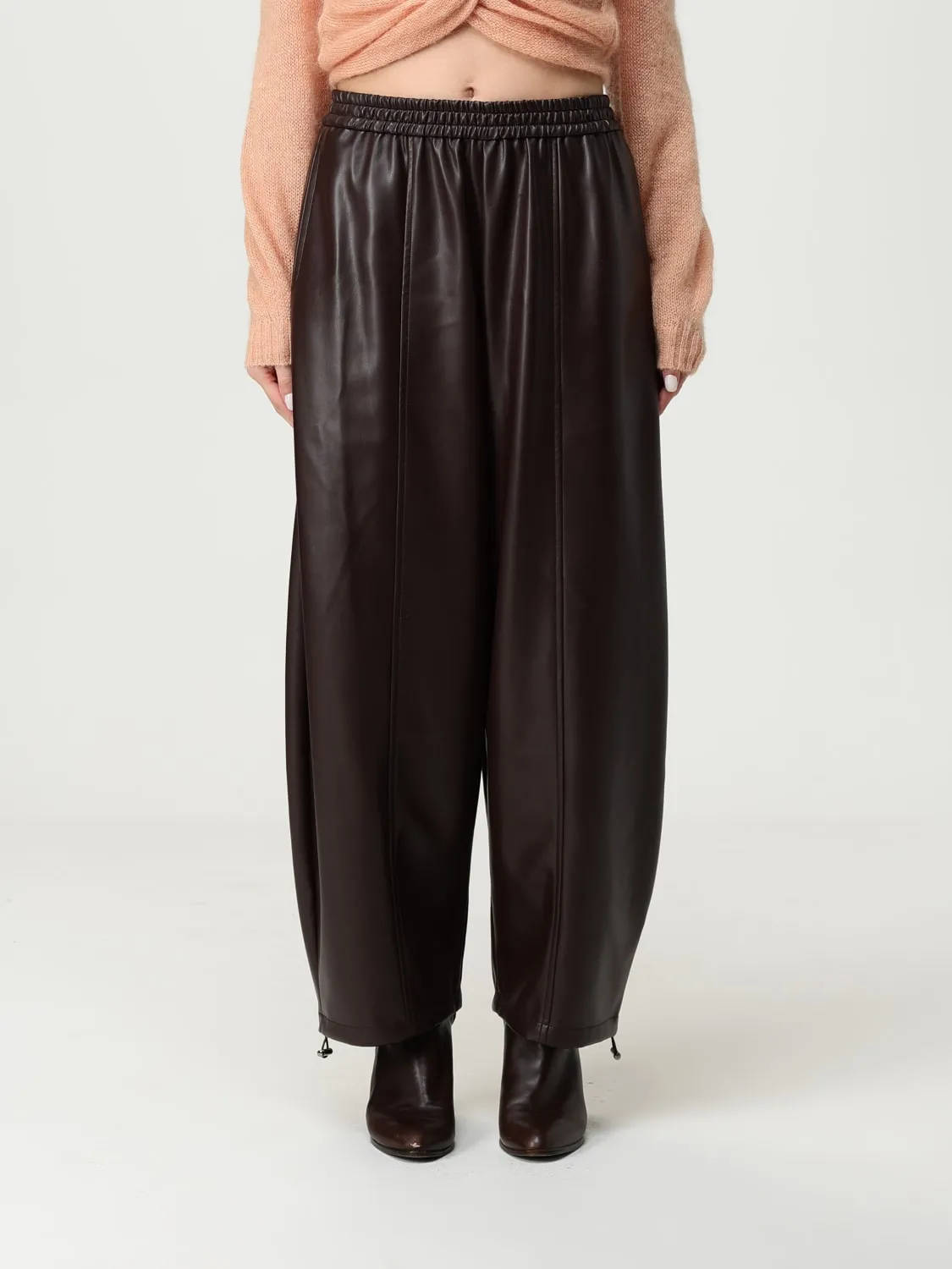 Pantalone palazzo Pinko in pelle sintetica