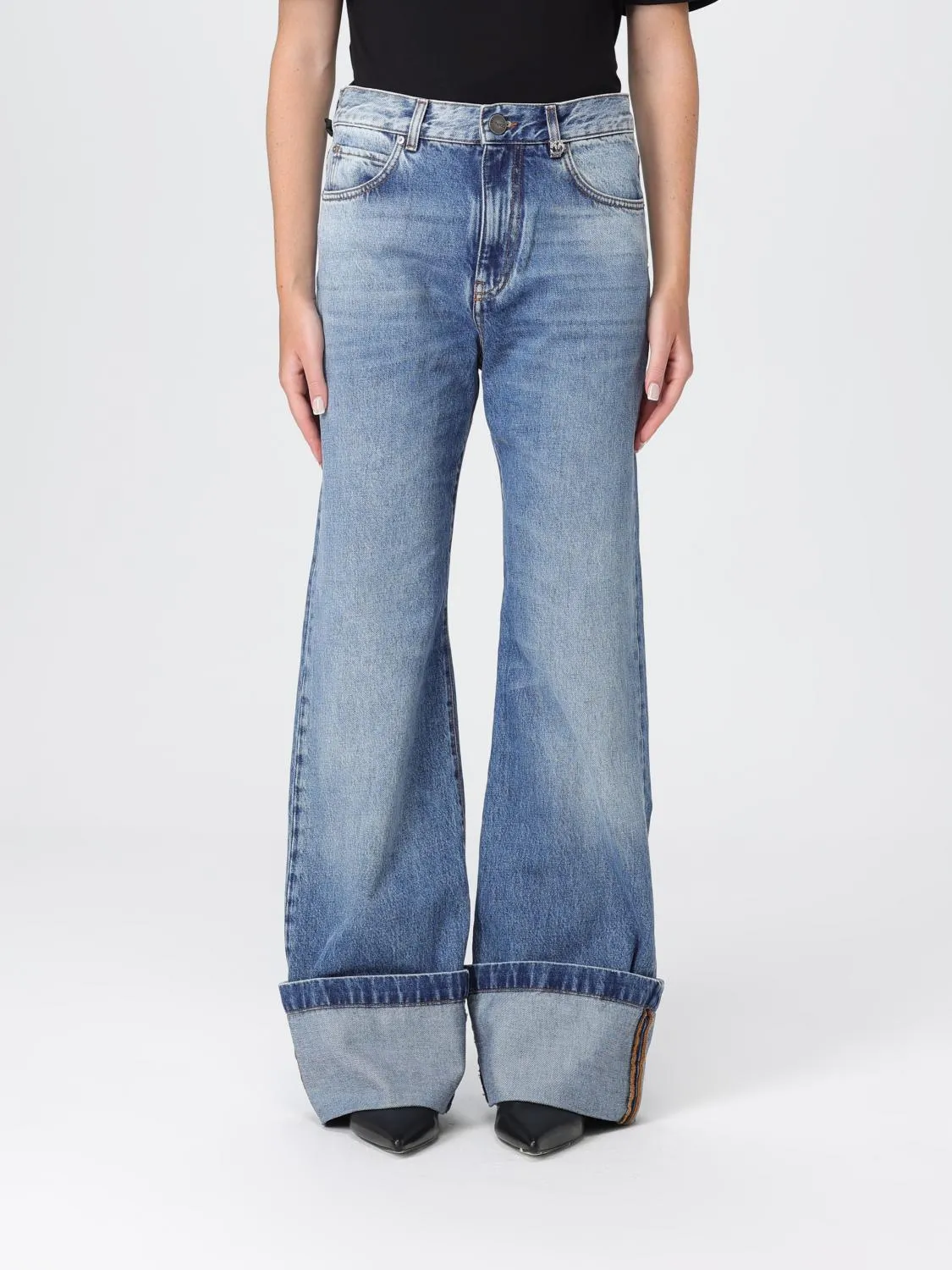 Jeans Pinko in denim di misto cotone