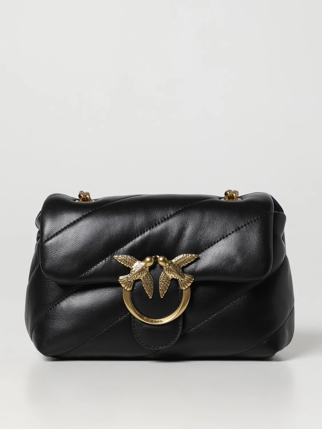 Borsa Love Mini Puff Pinko in nappa trapuntata