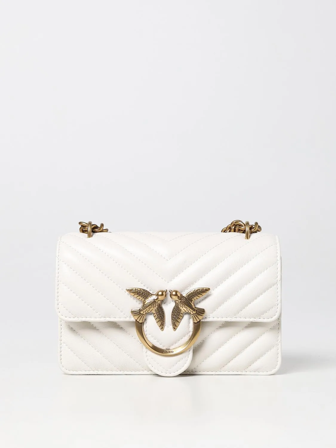 Borsa Love One Mini Pinko in nappa trapuntata