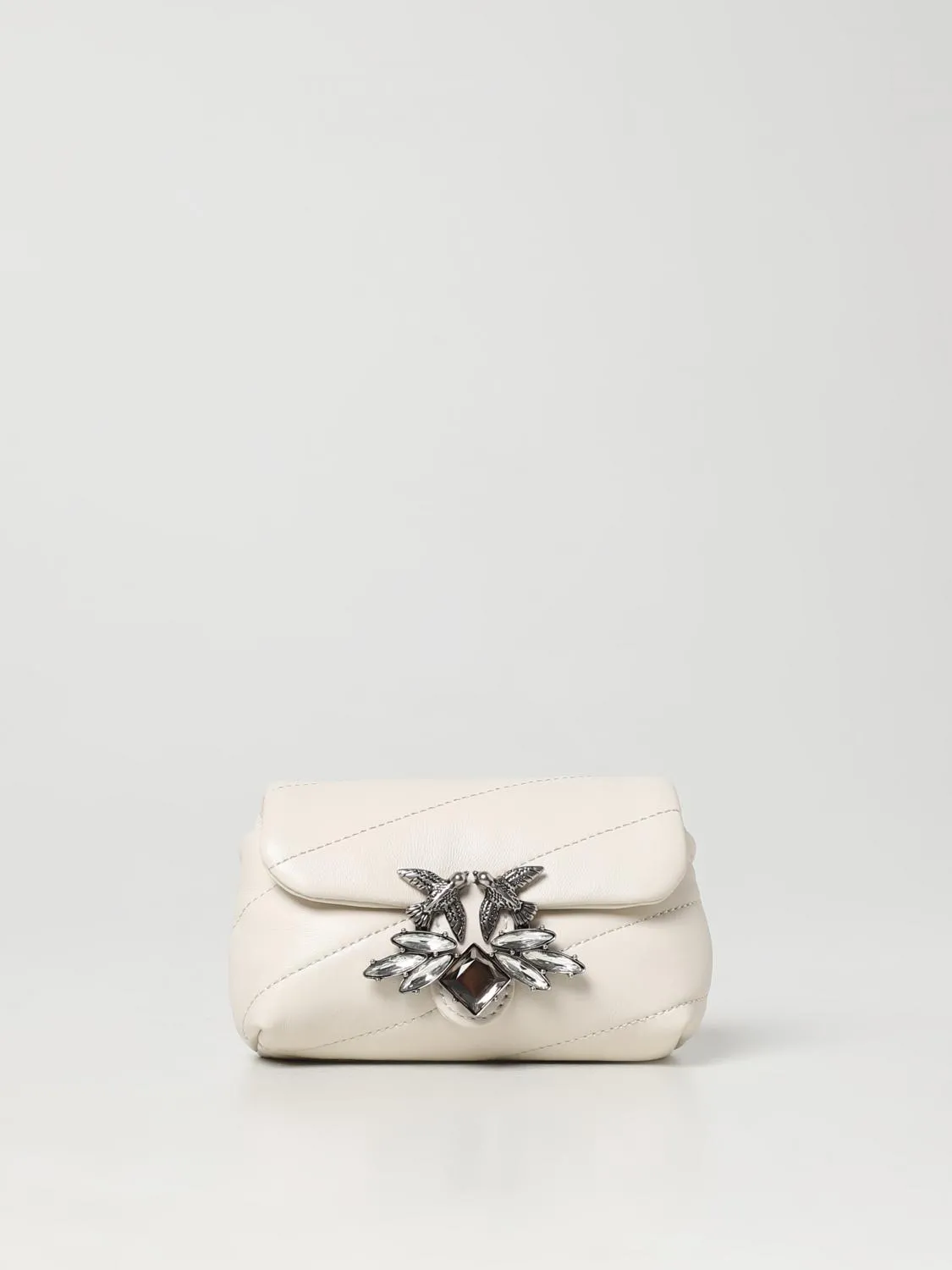 Borsa Love Micro Puff Pinko in nappa trapuntata