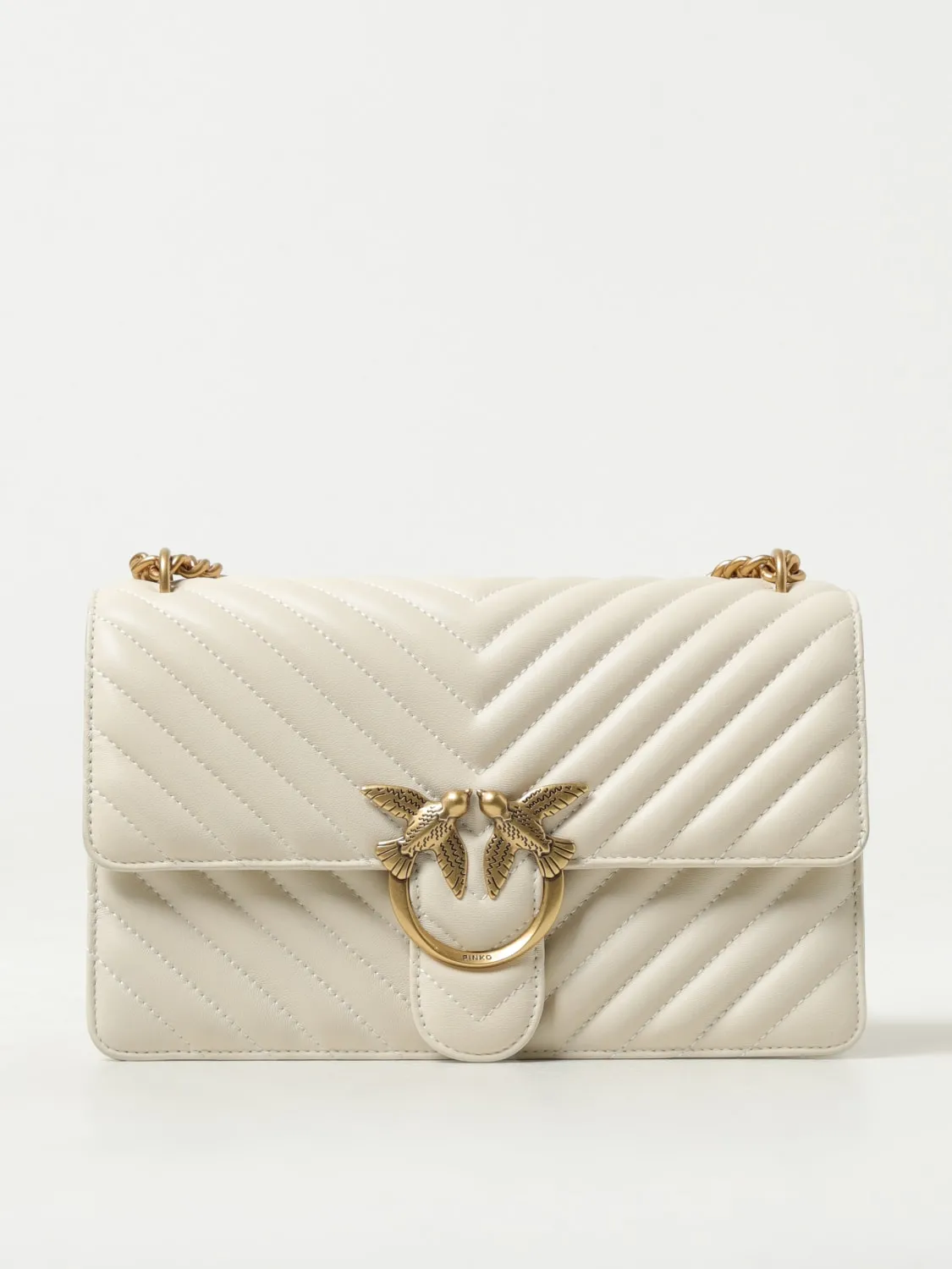 Borsa Love One Classic Pinko in nappa chevron