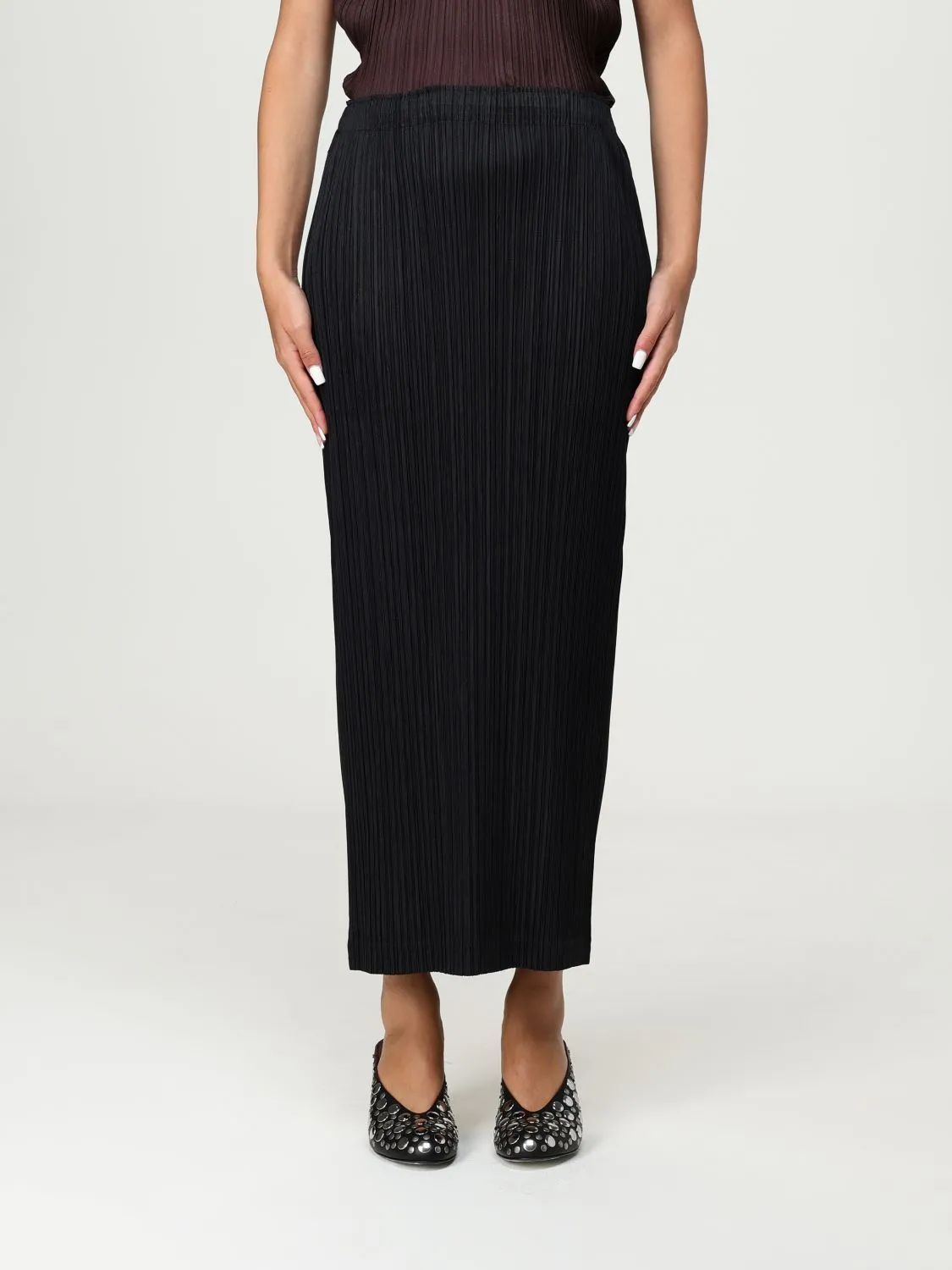 Gonna a tubino plissettata Pleats Please Issey Miyake