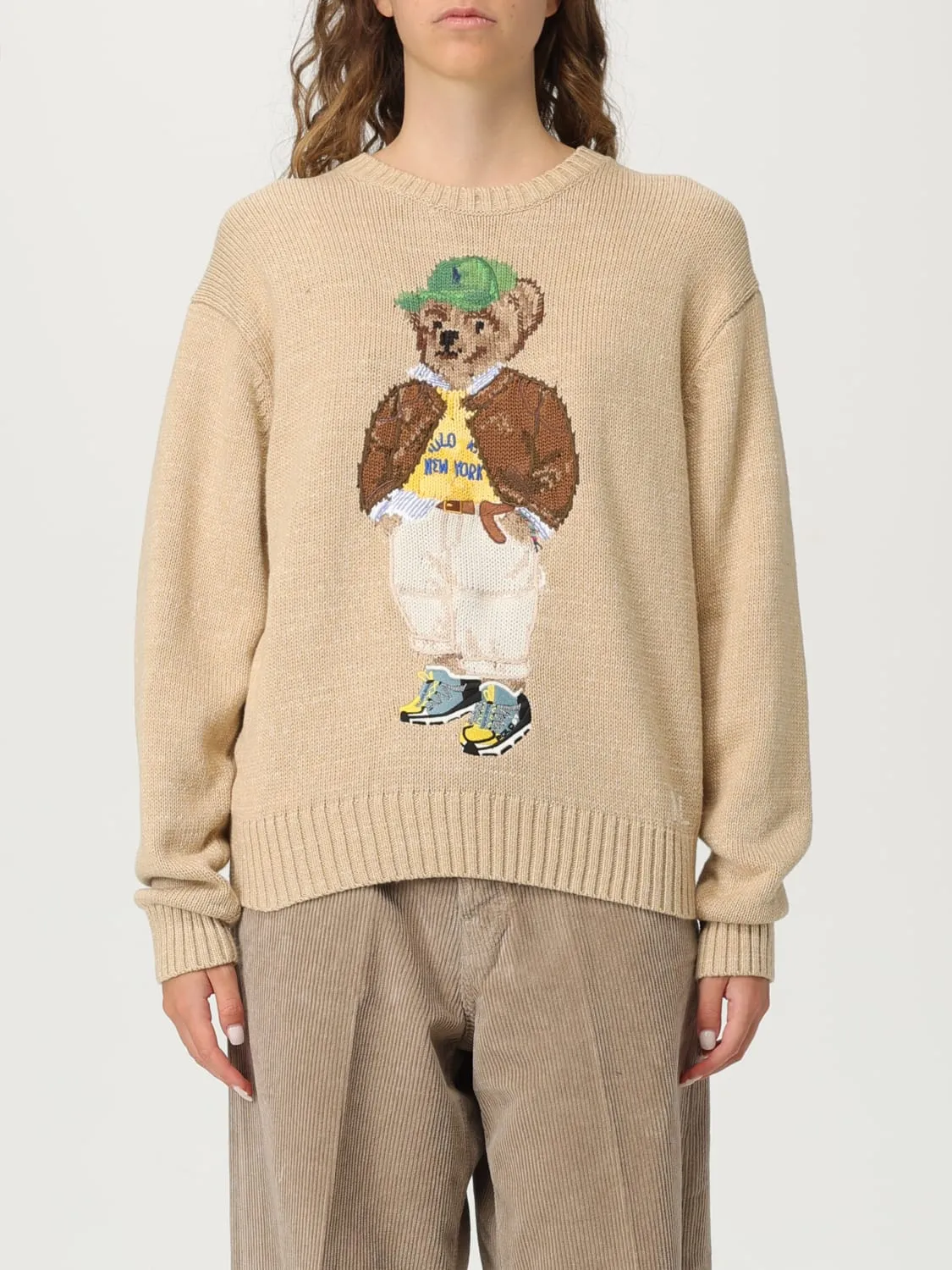 Pullover Polo Ralph Lauren in cotone con logo