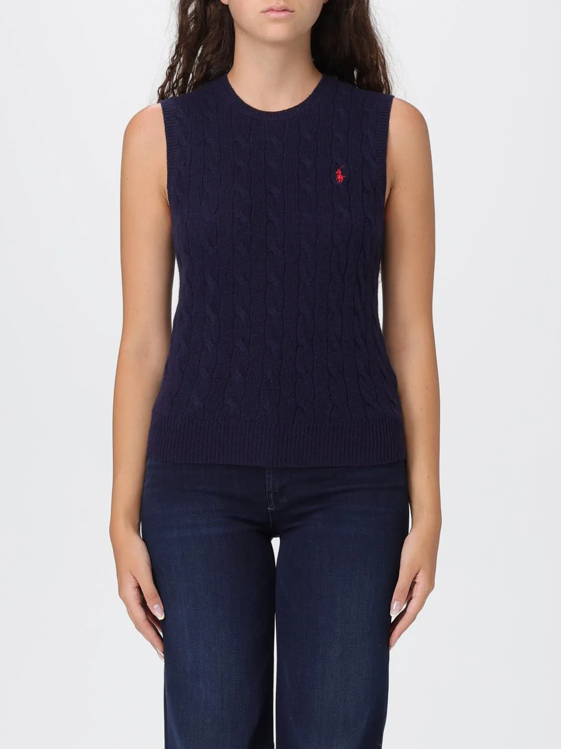 Gilet Polo Ralph Lauren in maglia tricot