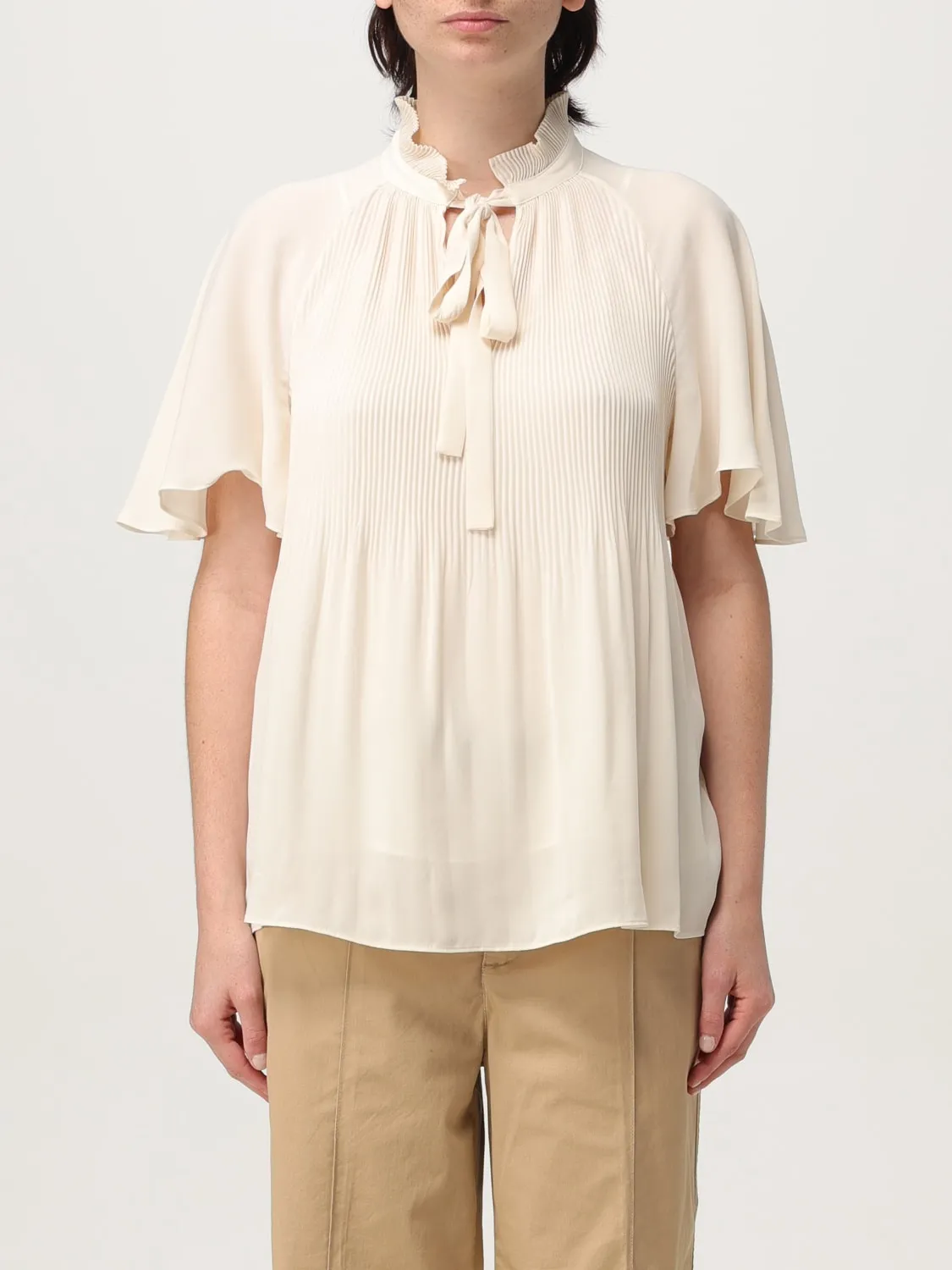 Blusa in poliestere Polo Ralph Lauren