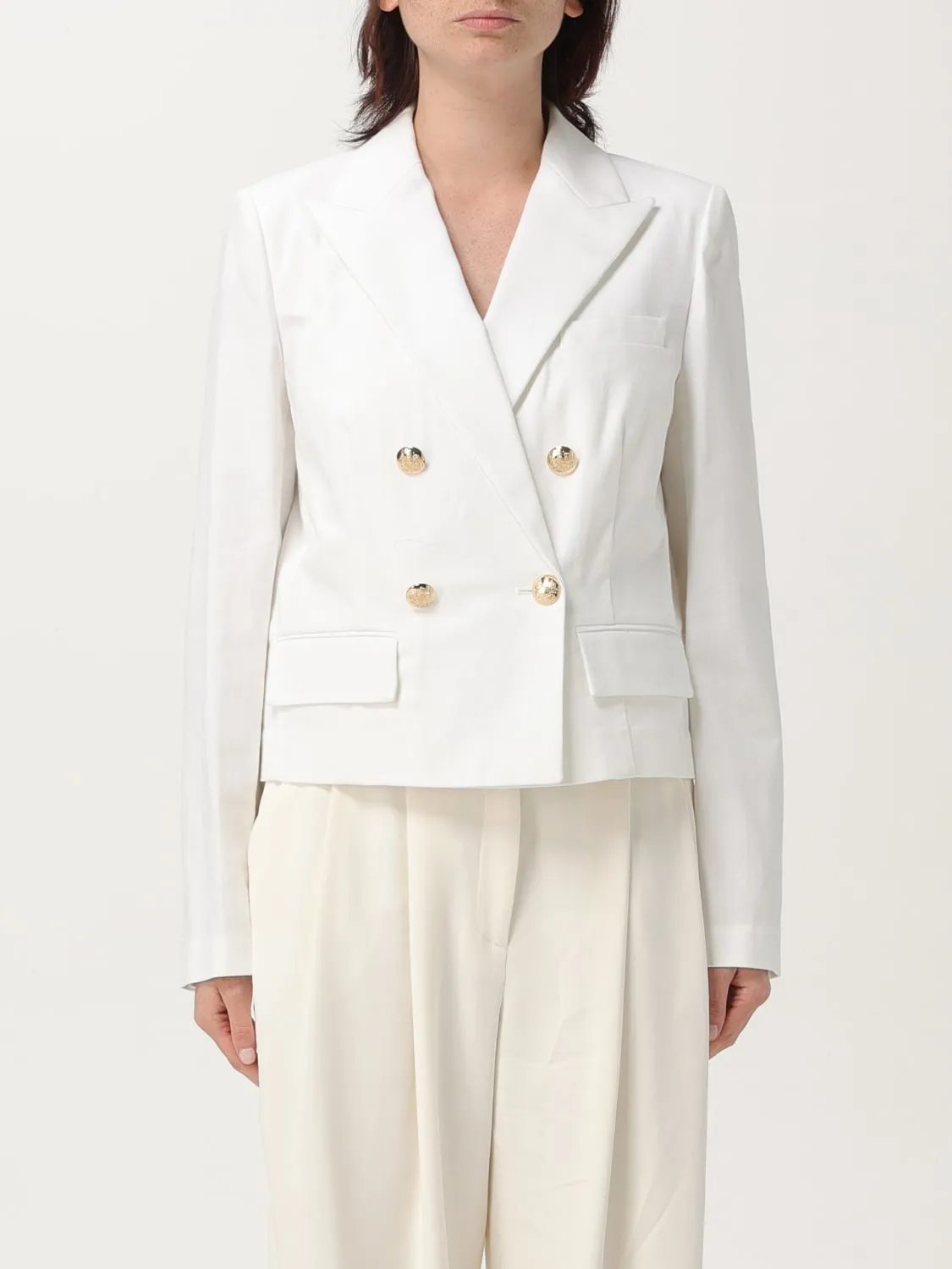 Blazer a doppiopetto in cotone Polo Ralph Lauren