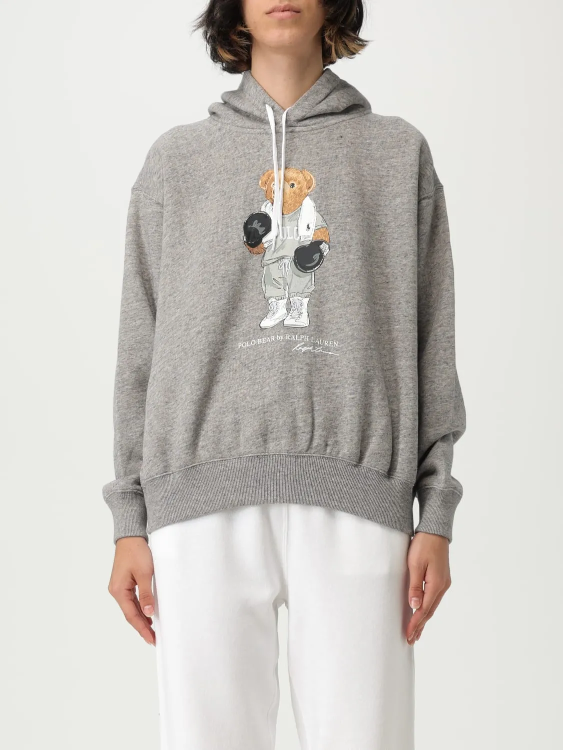 Felpa con cappuccio e logo Teddy Polo Ralph Lauren