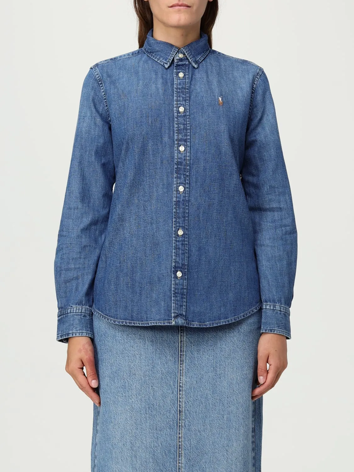 Camicia Polo Ralph Lauren in denim di cotone