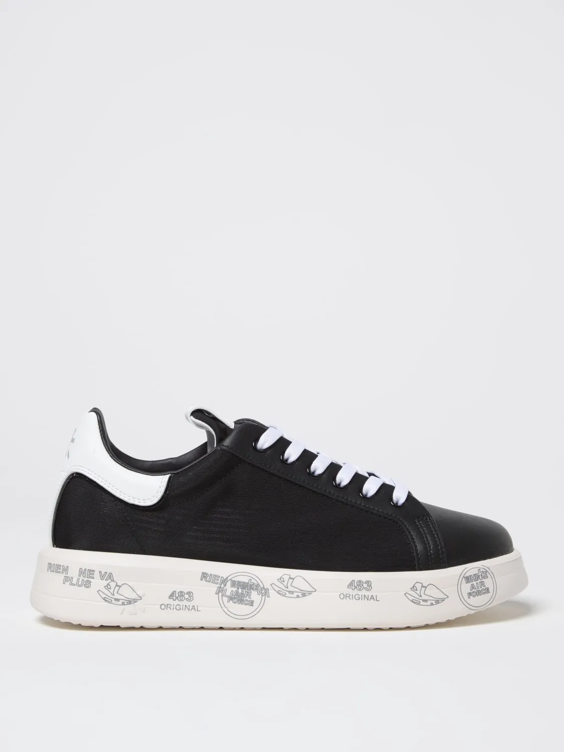Sneakers Belle Premiata in pelle e mesh