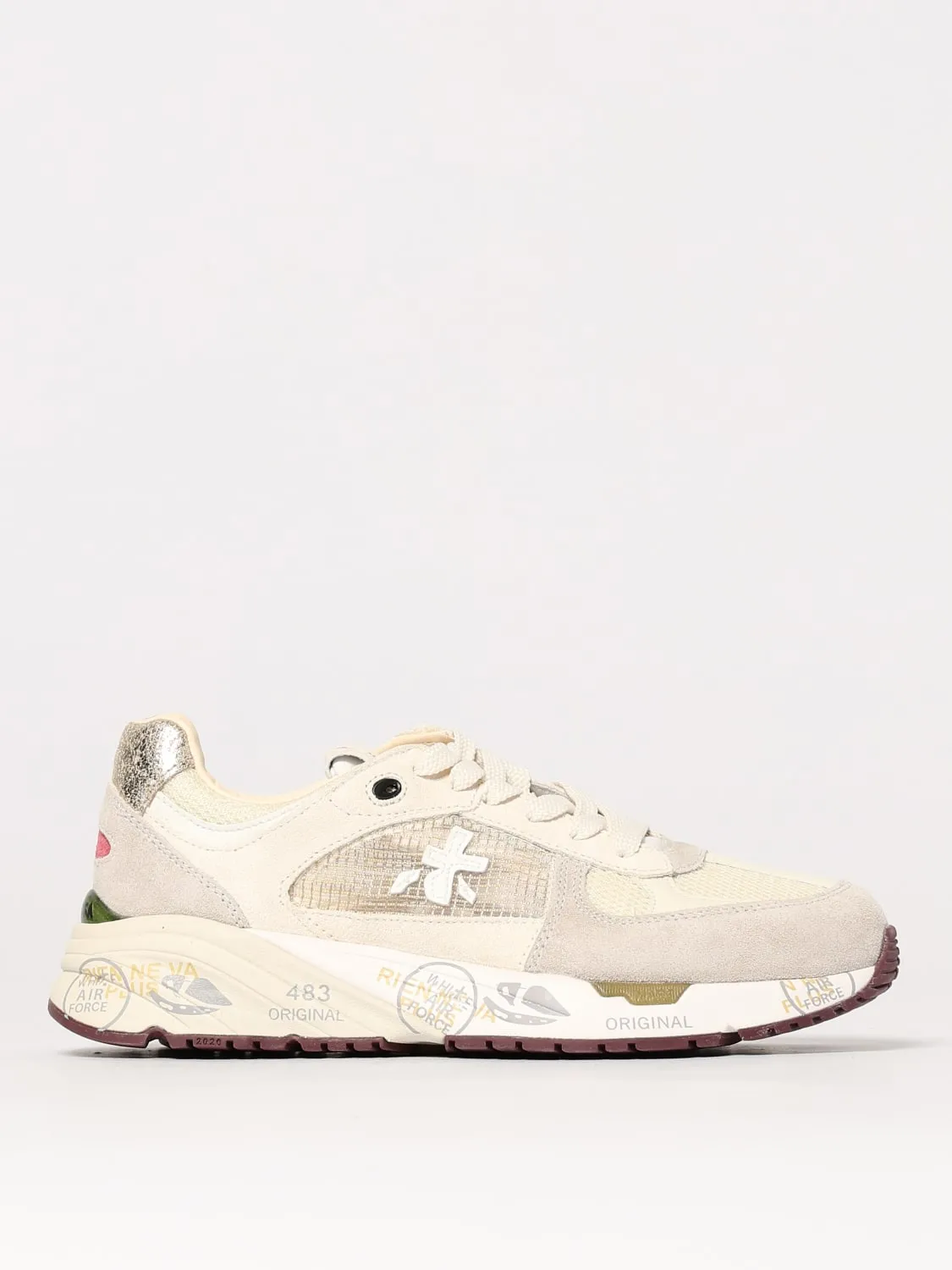 Sneakers Mased Premiata in pelle e mesh