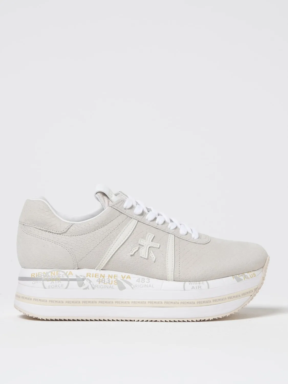 Sneakers Beth Premiata in pelle stampa pitone