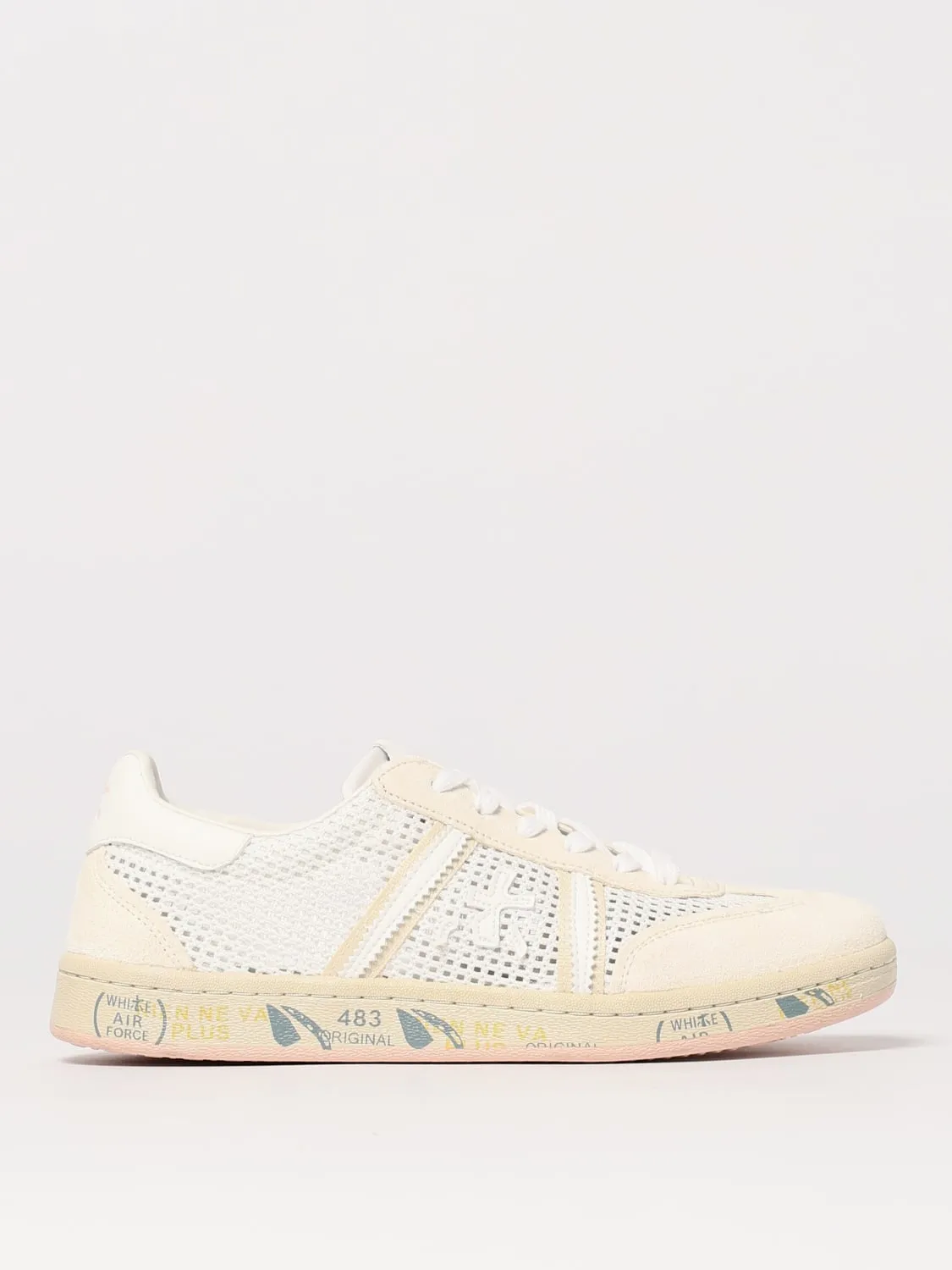 Sneakers Bonnied Premiata in pelle e nylon traforato