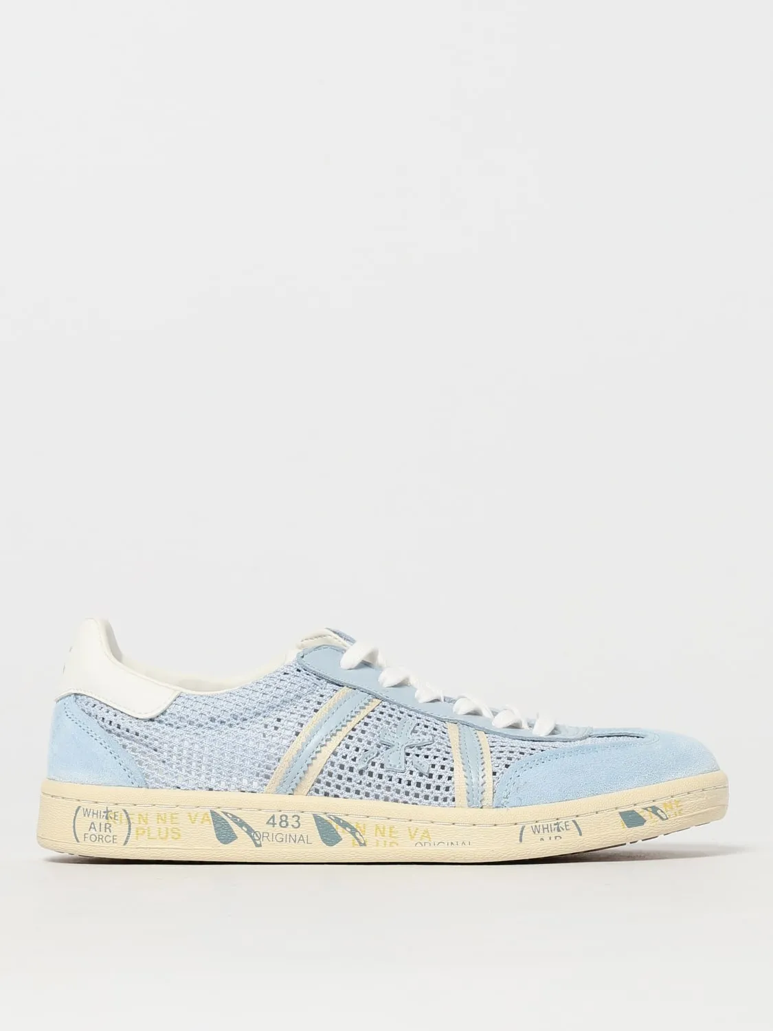 Sneakers Bonnied Premiata in camoscio e mesh a rete