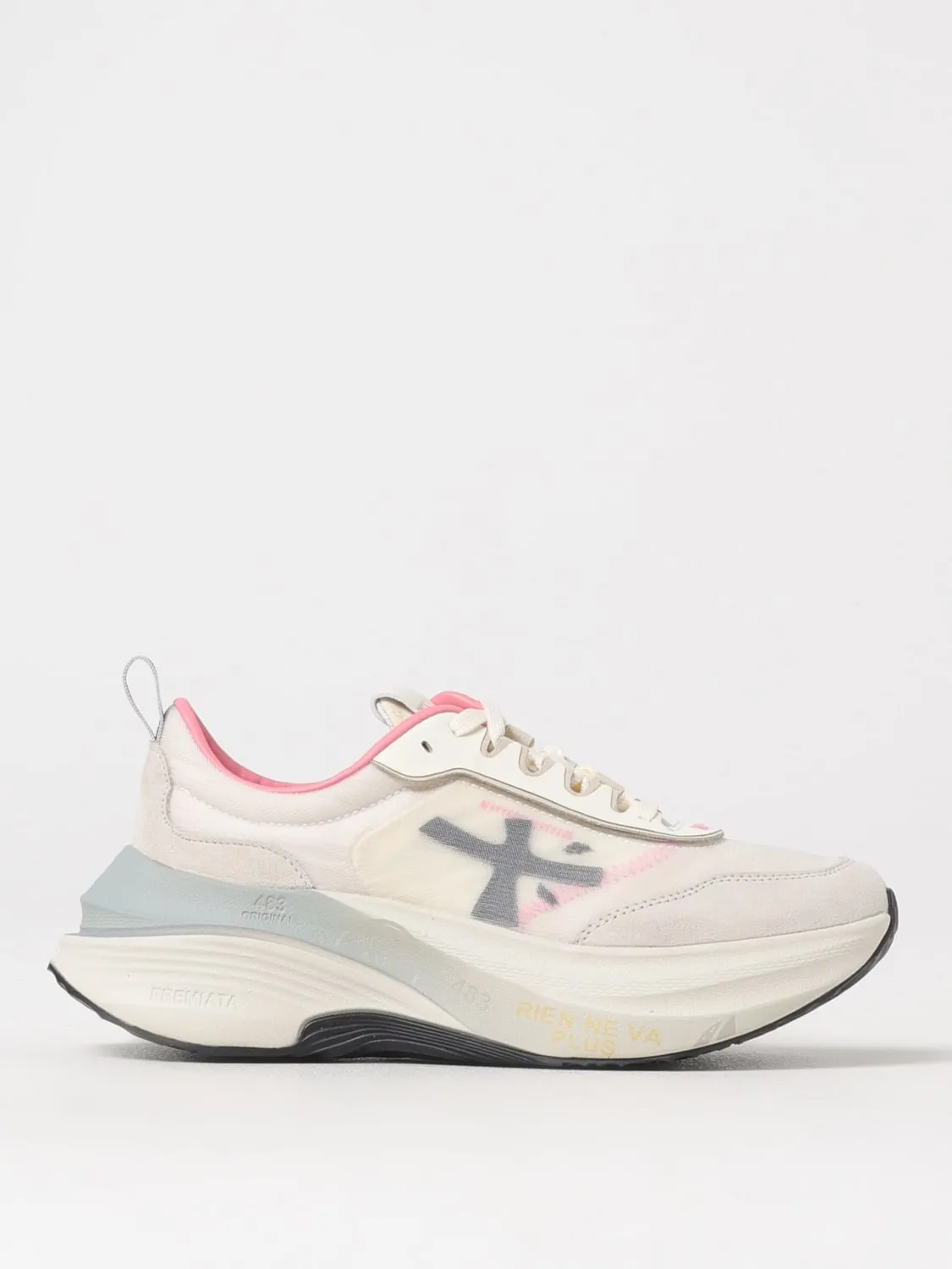 Sneakers Hill Premiata in camoscio e mesh