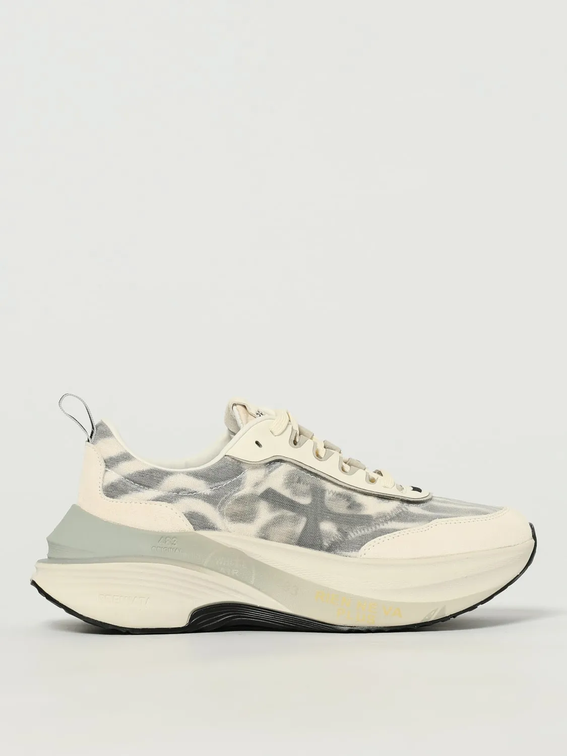 Sneakers Hill Premiata in mesh e camoscio