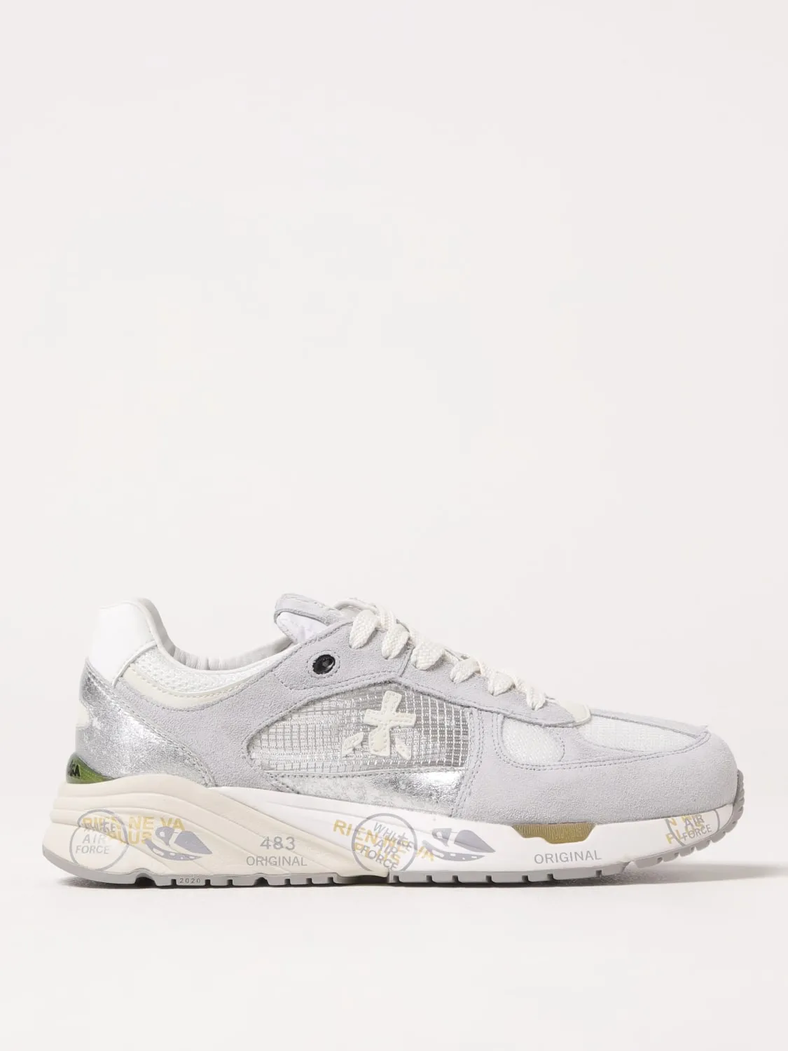 Sneakers Mased Premiata in camoscio e nylon