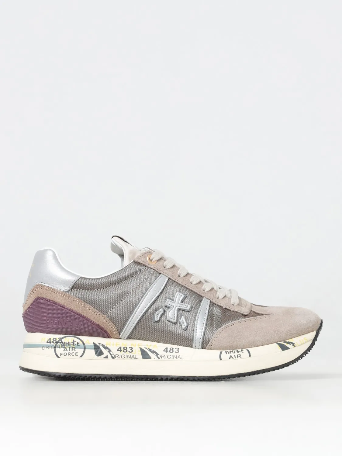 Sneakers Conny Premiata in pelle e mesh