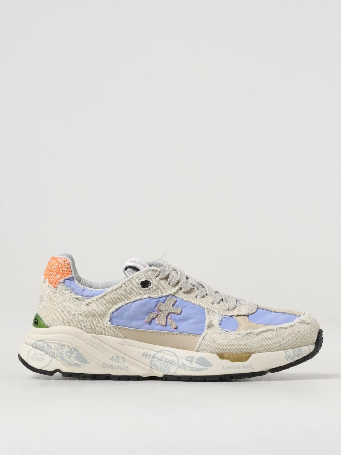 Sneakers Mased Premiata in nylon e canvas