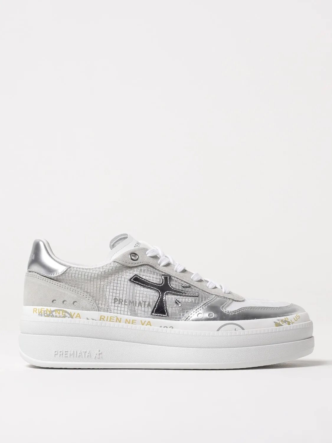 Sneakers Micol Premiata in pelle e nylon
