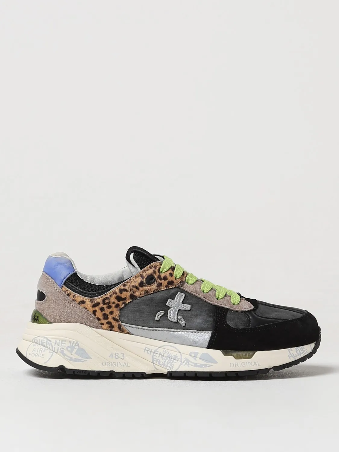 Sneakers Mased Premiata in pelle e nylon