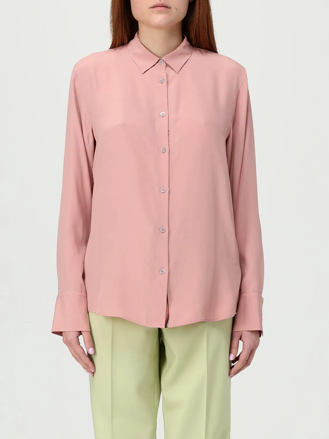 Camicia PS Paul Smith in misto seta