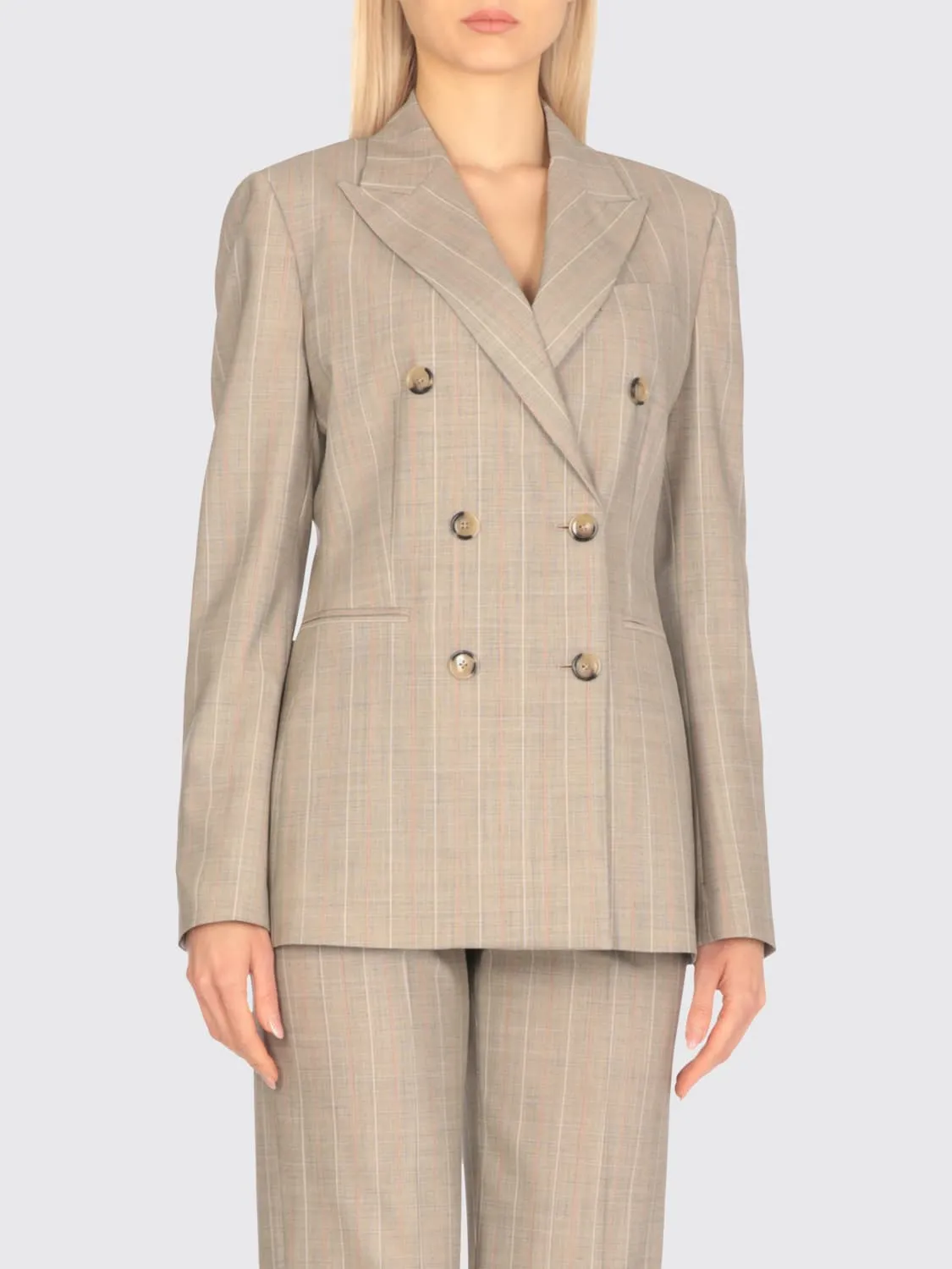 Blazer a doppiopetto gessato Pt Torino