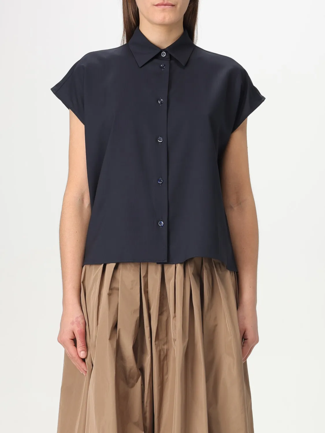 Camicia smanicata PT Torino in lana vergine