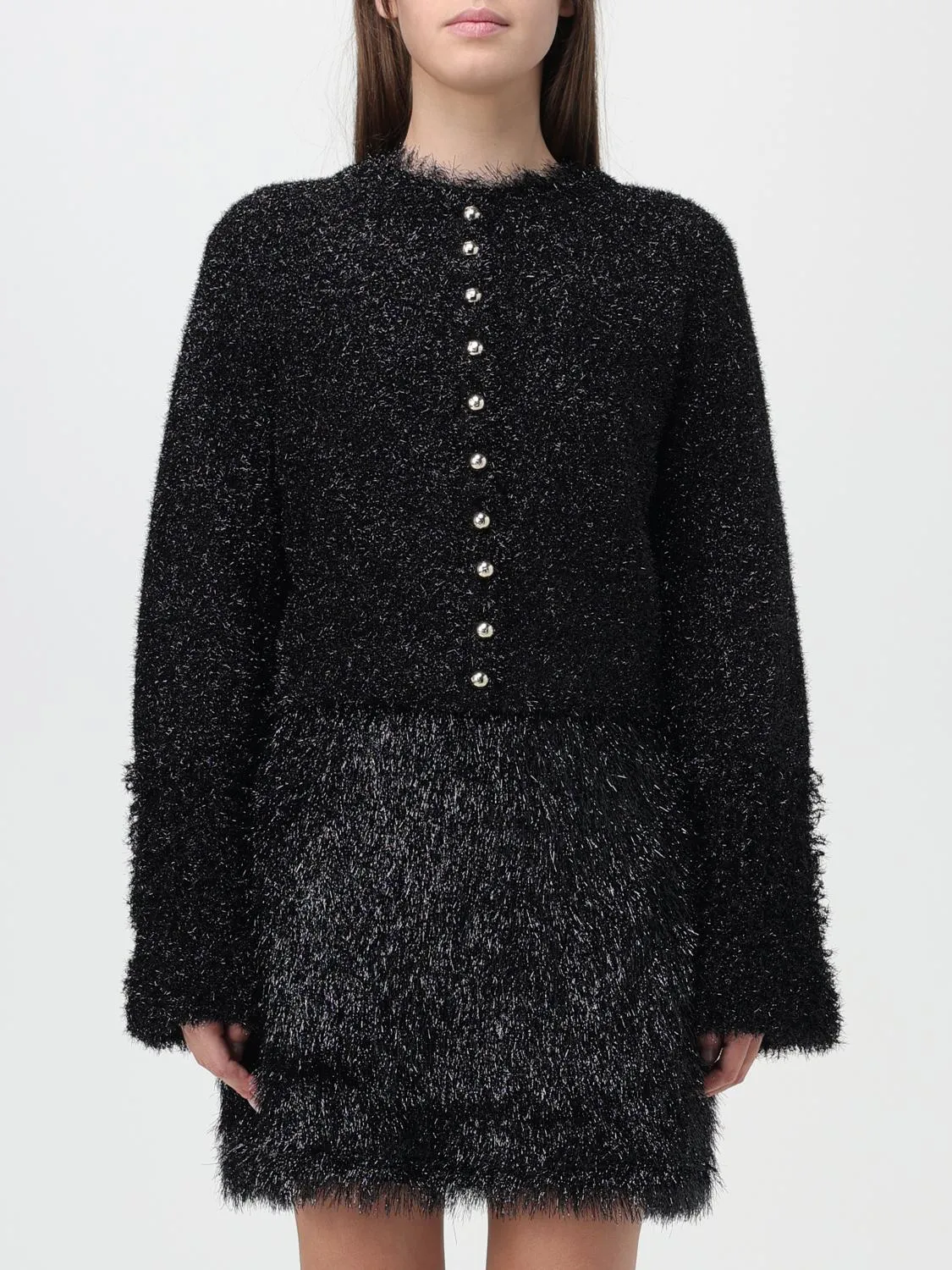 Cardigan Rabanne in lurex