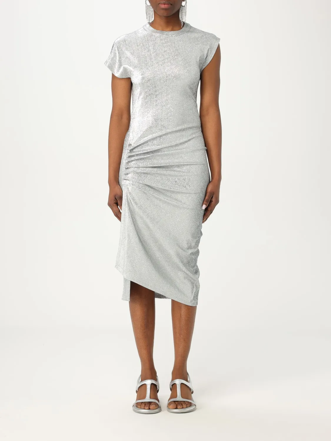 Abito Rabanne in jersey lurex