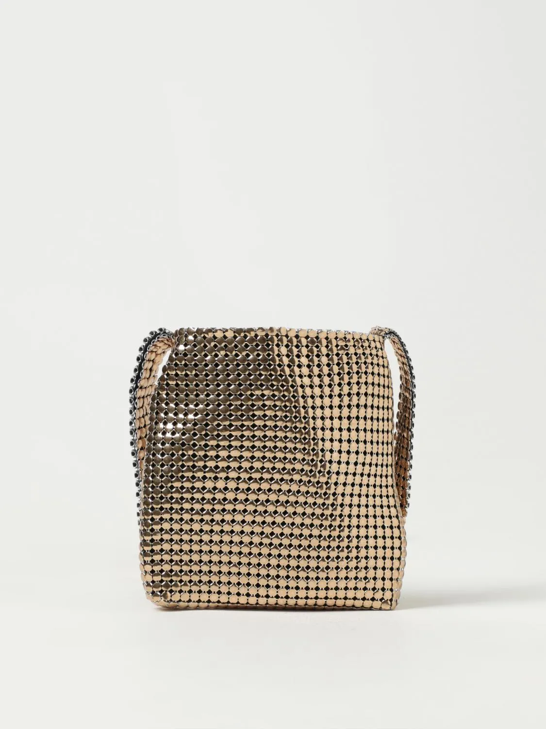 Borsa Pixel Paco Rabanne in alluminio