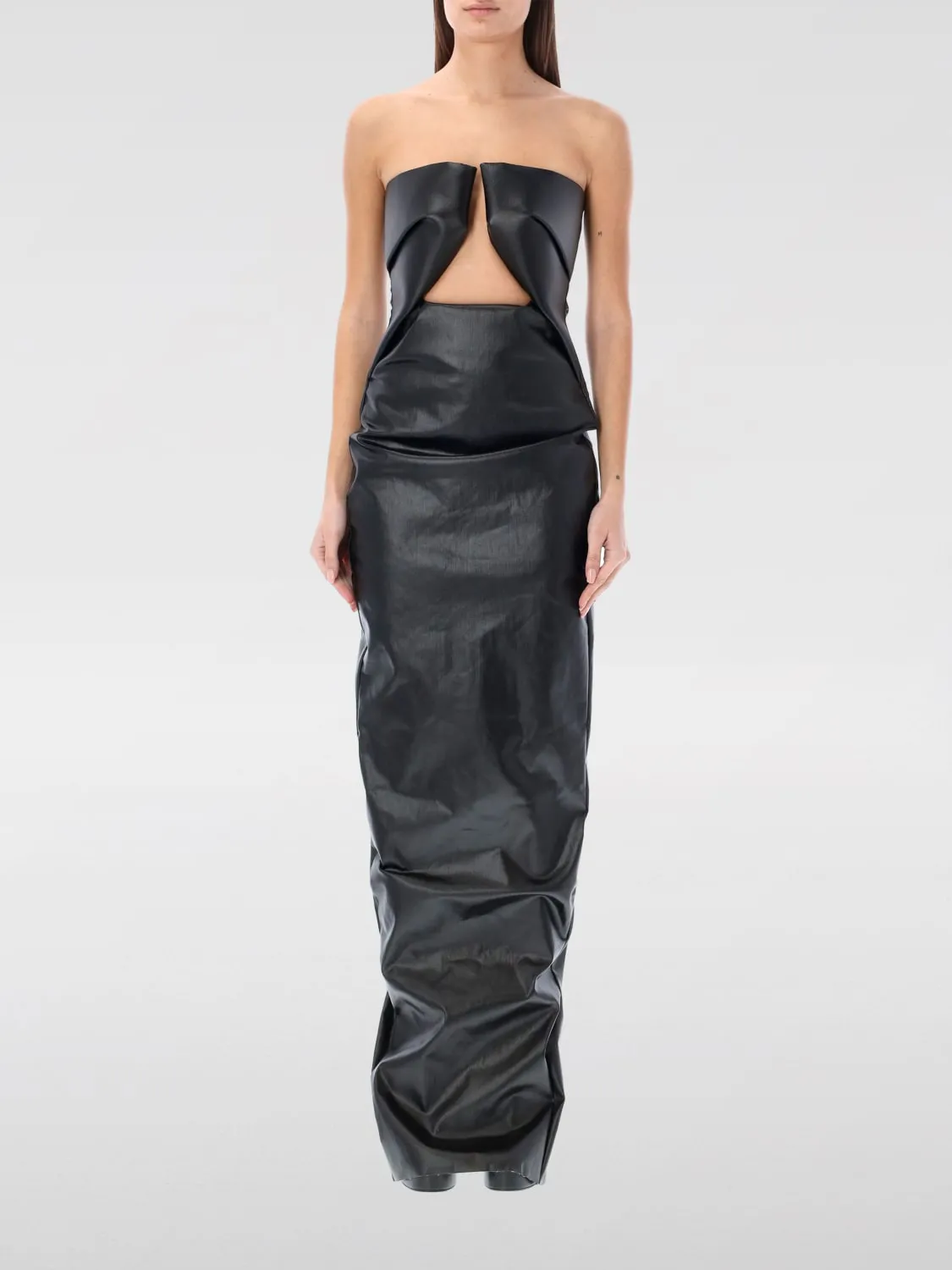 Abito Rick Owens in pelle sintetica
