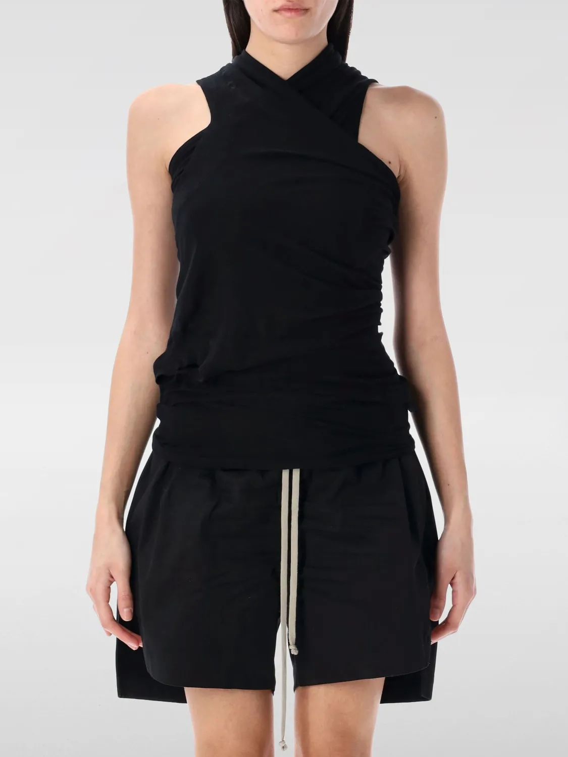 Top Rick Owens 8in maglia di cotone