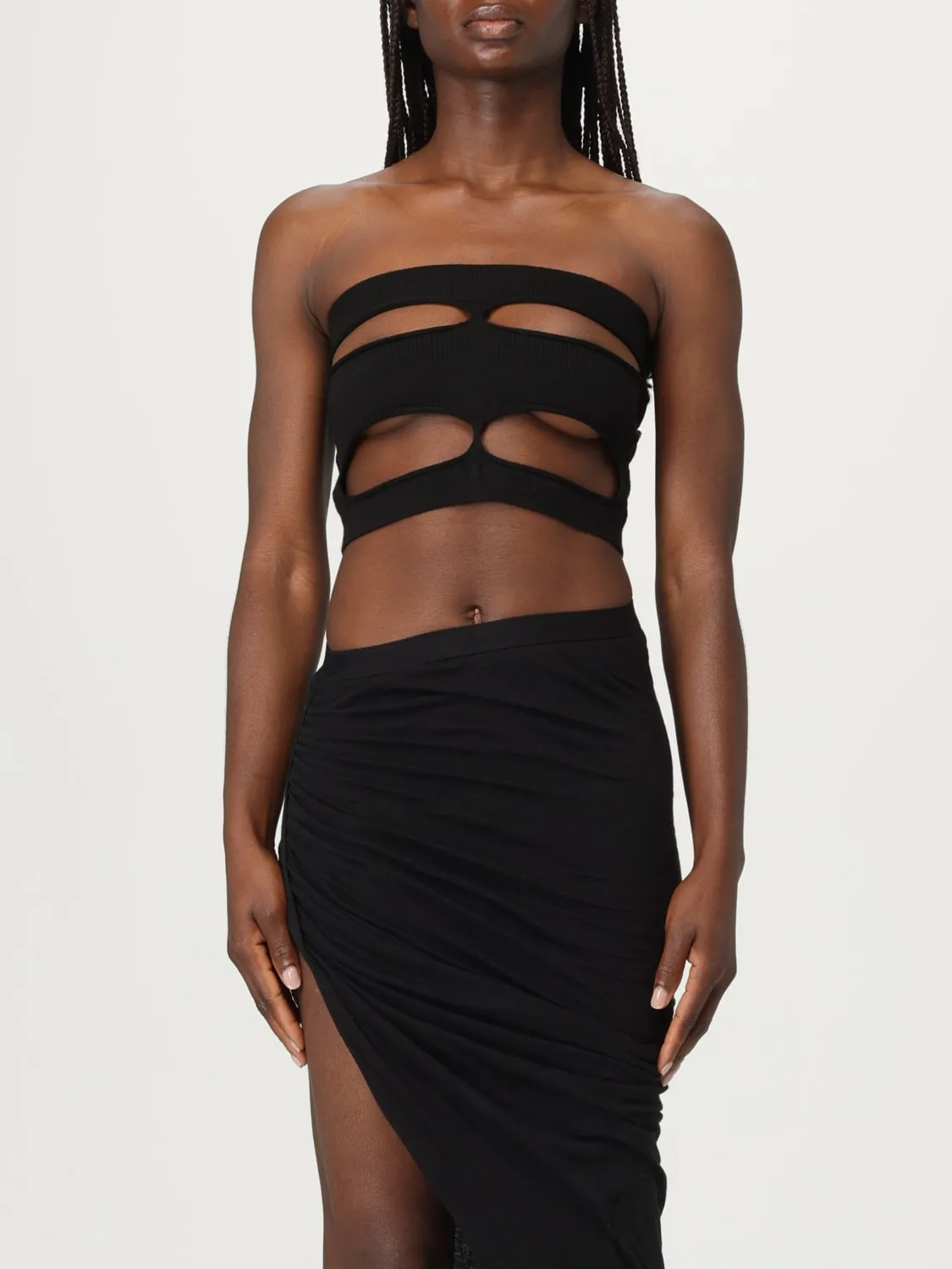 Top a fascia Rick Owens in lana