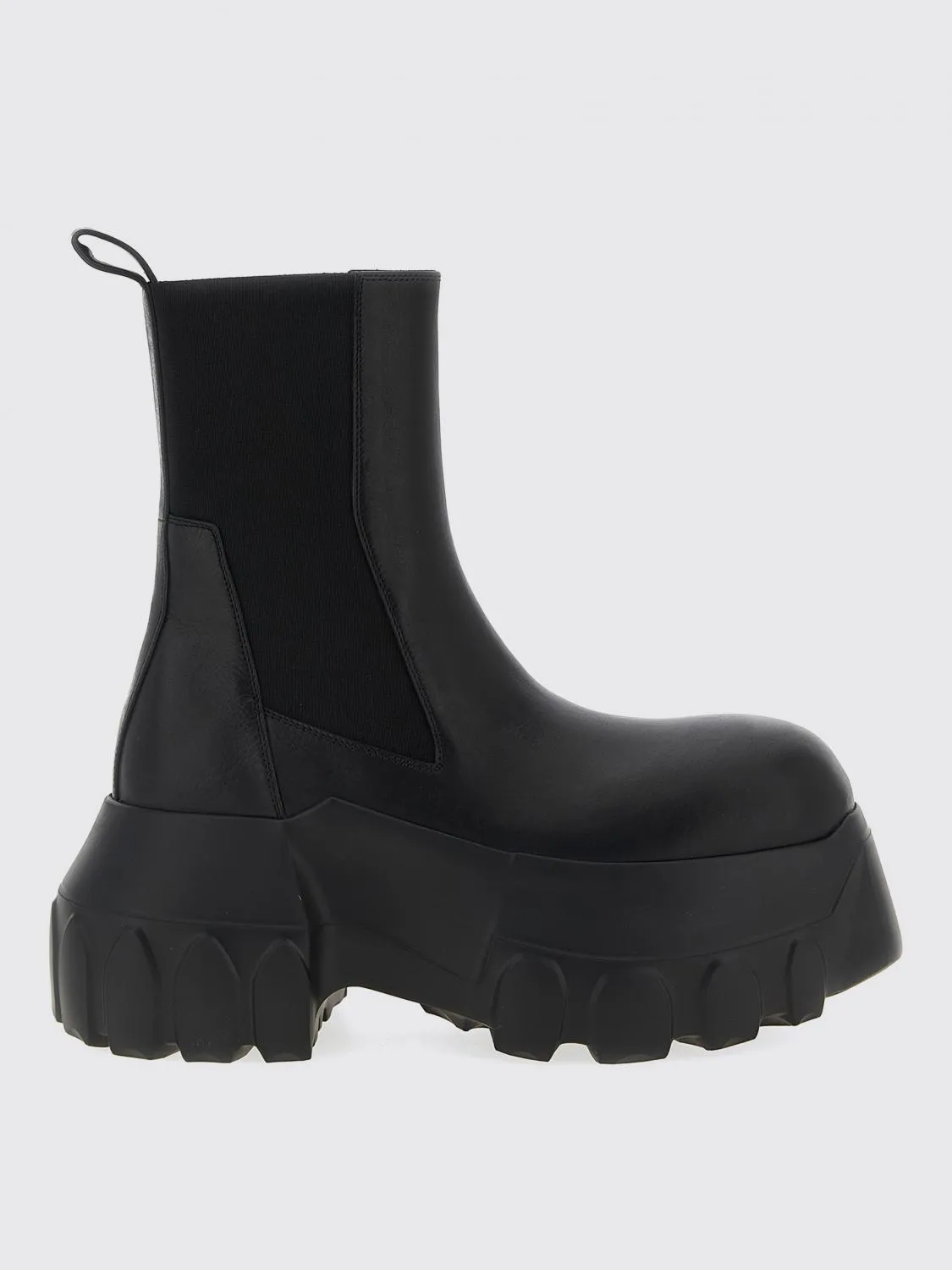 Stivaletto Mega Tractor Rick Owens in pelle