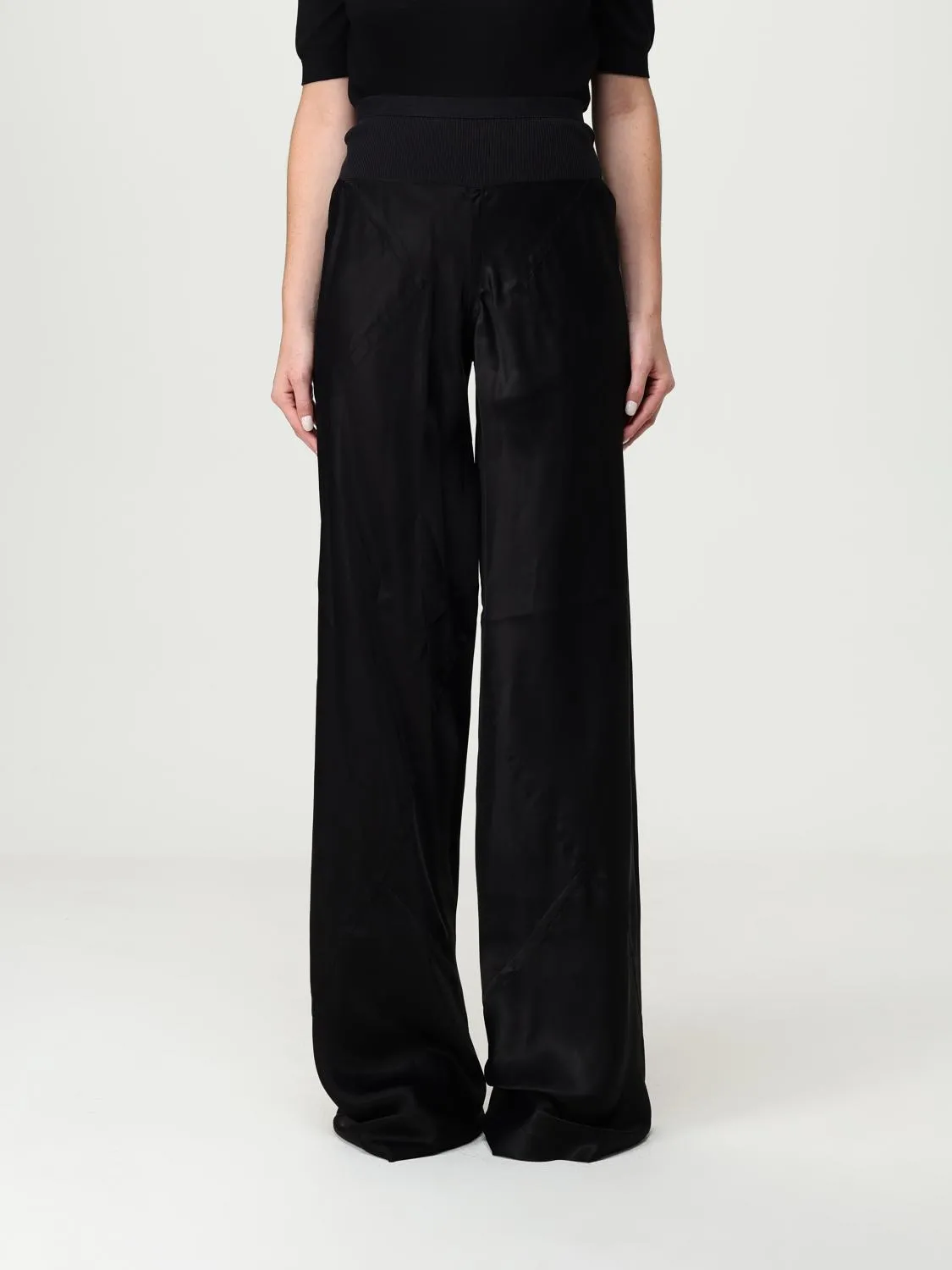 Pantalone Rick Owens in cupro