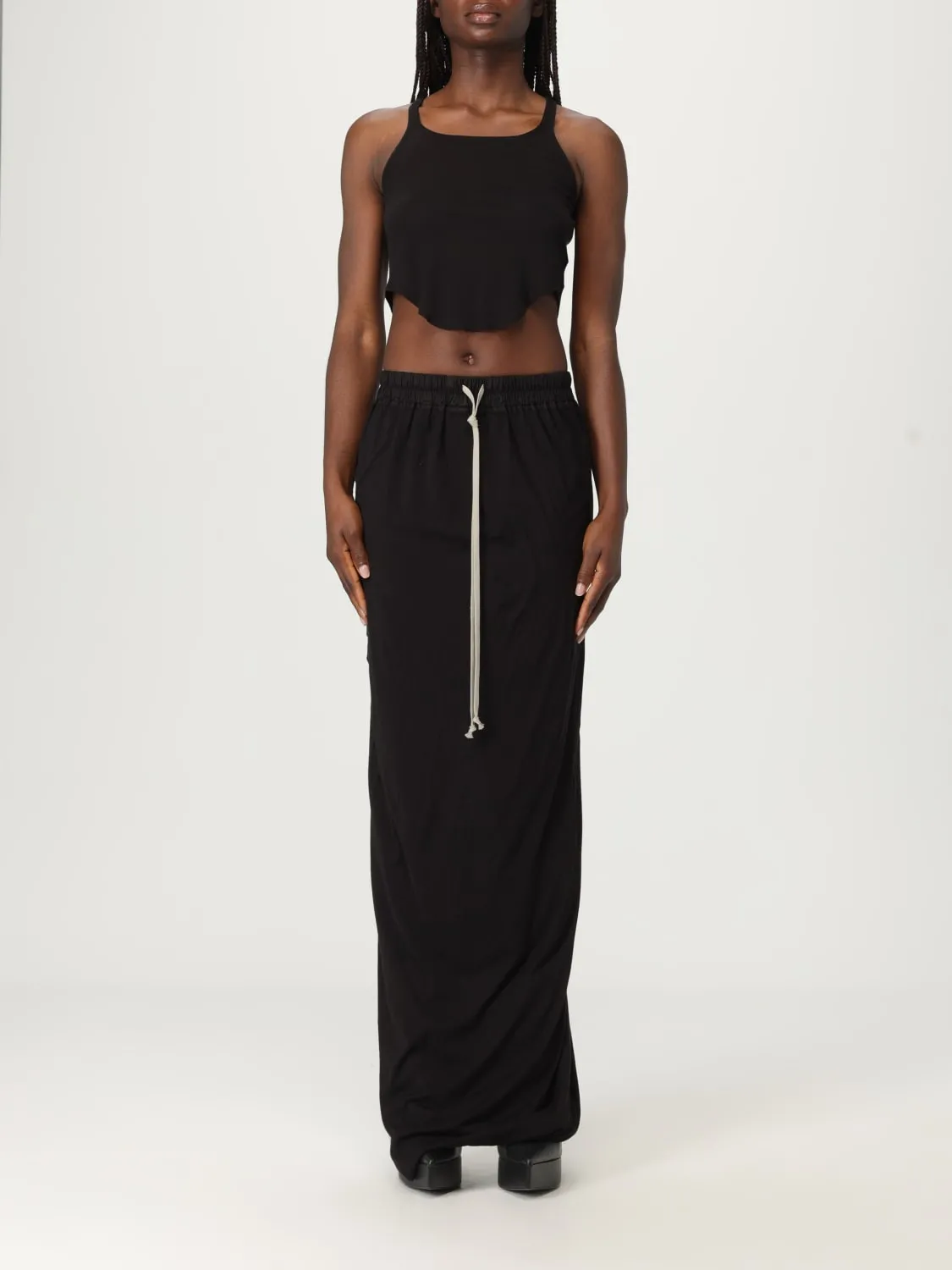 Top cropped Rick Owens Drkshdw in cotone