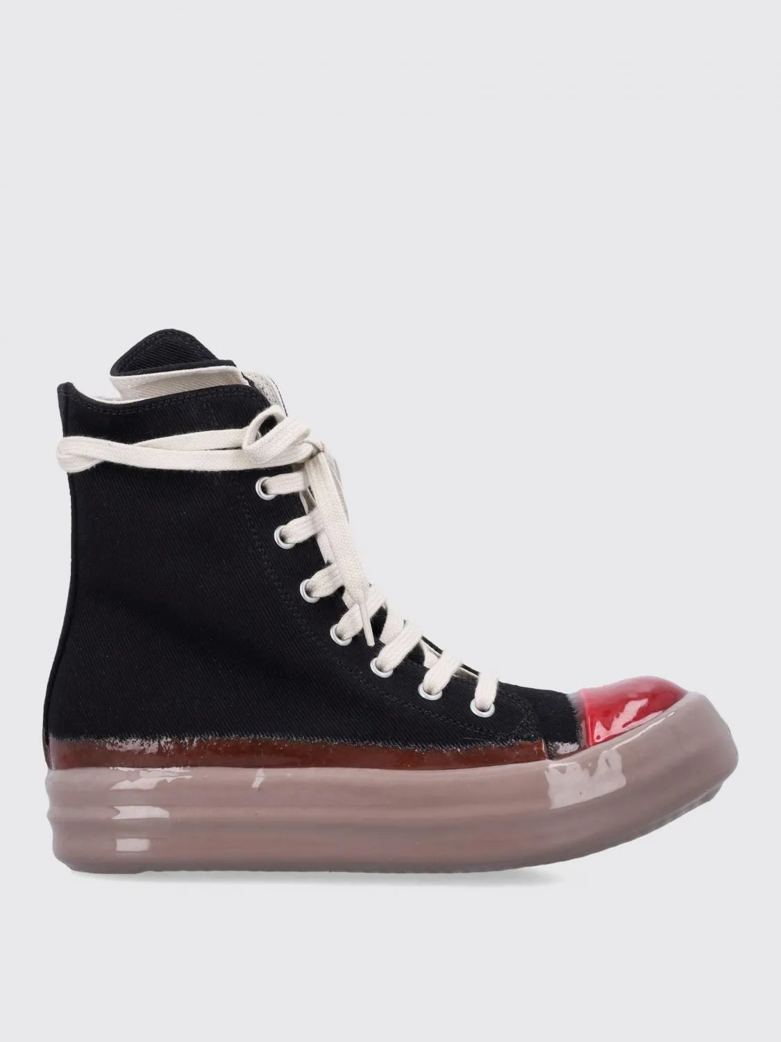 Sneakers Rick Owens Drkshdw in canvas di cotone e gomma smaltata