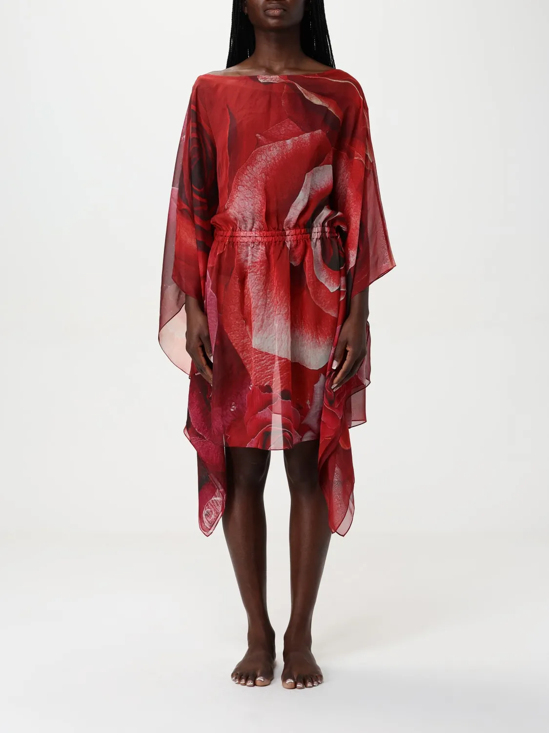 Abito Roberto Cavalli in seta stampata